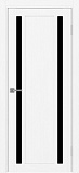 Дверь Эко 522.212 АПП белый лед молдинг SC, lacobel черный