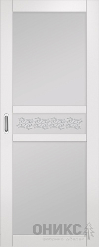 Перегородка Оникс №1 эмаль белая, сатинат белый