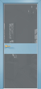 Недавно просмотренные - Дверь Оникс Соло 2 эмаль голубая, глухая, Lacobel RAL 7040