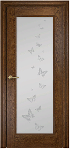 Недавно просмотренные - Дверь Оникс Италия 1 каштан, сатинат белый художественный №2