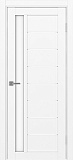 Дверь Эко 554.21 АПП белый снежный молдинг SC, lacobel белый