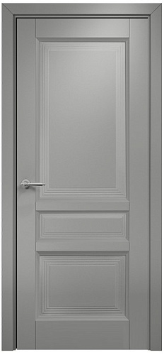 Дверь Оникс Тоскана 3 эмаль RAL 7036, глухая