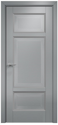 Дверь Оникс Тоскана 4 эмаль RAL 7040, глухая