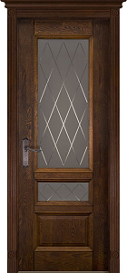 Недавно просмотренные - Дверь Ока массив дуба DSW сращенные ламели Аристократ №3 античный орех, стекло матовое светлое с фрезеровкой