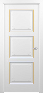 Недавно просмотренные - Дверь Z Grand Т3 эмаль White patina Gold, глухая