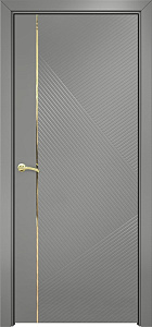 Недавно просмотренные - Дверь Оникс Нова эмаль RAL 7036 молдинг золото, глухая