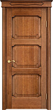 Дверь ПМЦ массив ольхи ОЛ7.3 орех 10% с патиной, глухая