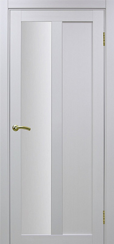 Дверь Эко 521.21 белый лед, сатинат