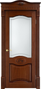 Недавно просмотренные - Дверь ПМЦ массив дуба Д3 коньяк с патиной, стекло 3-2