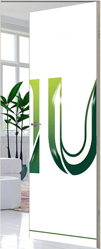 ДГ скрытая Комфорт грунт ТМ-59, АЛ хром с 4-х сторон, revers 2,01 м