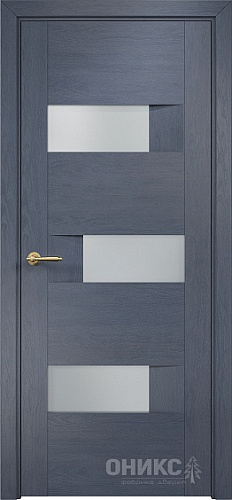 Дверь Оникс Лондон дуб графит, сатинато