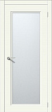 Дверь V Квадро-6 эмаль лайтбеж, сатинат