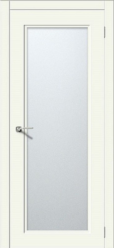 Дверь V Квадро-6 эмаль лайтбеж, сатинат