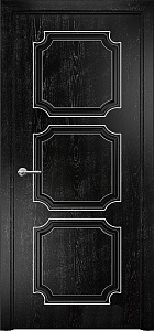 Недавно просмотренные - Дверь Оникс Валенсия фрезерованная эмаль черная патина серебро, глухая
