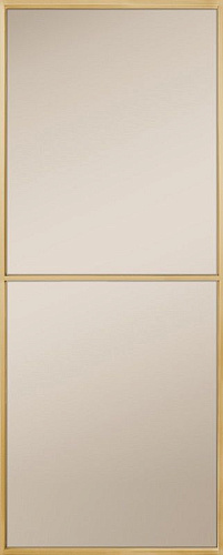 Перегородка Alum №1 золото, сатинат бронза