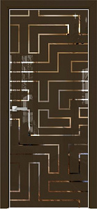 Недавно просмотренные - Дверь Оникс Арт, лакобель коричневый RAL 8028, зеркало №12