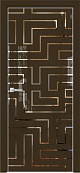 Схожие товары - Дверь Оникс Арт, лакобель коричневый RAL 8028, зеркало №12