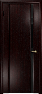 Недавно просмотренные - Дверь Арт Деко Спациа-1 венге, триплекс черный
