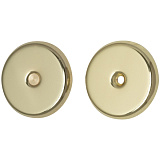 Заглушка на финскую дверь золото блестящее