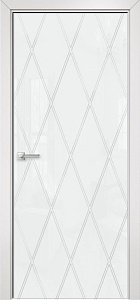 Недавно просмотренные - Дверь Оникс Арт, лакобель белый RAL0333 контурный витраж №11