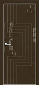 Схожие товары - Дверь Оникс Арт, лакобель коричневый RAL 8028, гравировка №2