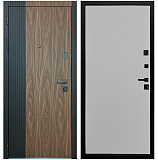 Входная дверь Матадор MXL-2 орех американский мокко/панель Гладкая, силк маус