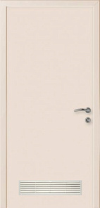 Недавно просмотренные - Дверь гладкая влагостойкая композитная Капель кремовый, с вентрешеткой