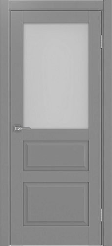 Дверь Эко 631.211 ОФ3 серый, сатинат