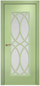 Недавно просмотренные - Дверь Оникс Турин фрезерованная эмаль фисташковая, сатинато с решеткой №7