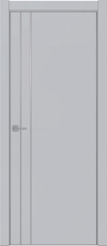 Дверь ДР Tamburat 4105 манхеттен AL кромка, молдинг AL, глухая
