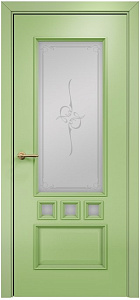 Недавно просмотренные - Дверь Оникс Амстердам эмаль фисташковая, узор эллипс