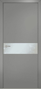 Недавно просмотренные - Дверь Оникс Соло эмаль RAL 7036, глухая, стекло Lacobel белое матовое