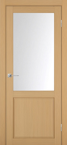 Дверь Эко 602.21 ОФ3 ясень темный, сатинат