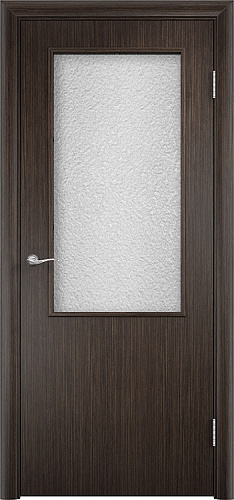 Дверь V финиш-пленка венге, сатинат 58