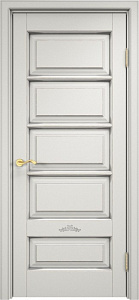 Недавно просмотренные - Дверь Итальянская Легенда массив ольхи ОЛ44 белый грунт с патиной серебро, глухая