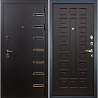 Недавно просмотренные - Входная металлическая дверь Лекс Витязь Черный шелк/панель №21 Венге