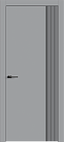 Дверь Лайн6М серая, глухая
