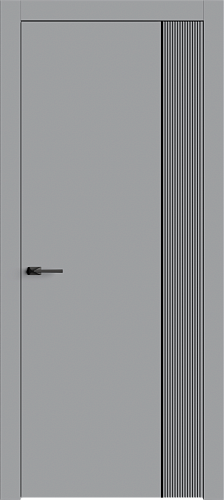 Дверь Линнея-6М серая, глухая