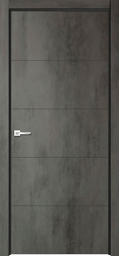Дверь V Лоярд эмалит Севилья 21 бетон темный, глухая