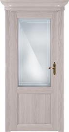 Недавно просмотренные - Дверь Статус CLASSIC 521 ясень, стекло сатинато с алмазной гравировкой грань