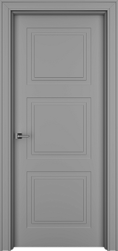 Дверь Псп33 эмаль серая, глухая