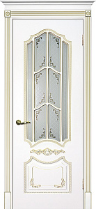 Недавно просмотренные - Дверь Текона эмаль Smalta 10 белый RAL 9003 патина золото, остекленная