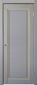 Недавно просмотренные - Дверь ДР экошпон Деканто ПДГ 2 бархат grey вставка золотистая, глухая