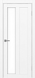 Дверь Эко 521.21 белый снежный, lacobel белый