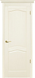Дверь ОКА браш массив сосны Лео эмаль слоновая кость, глухая