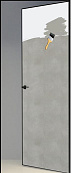 Схожие товары - Дверь скрытая под покраску ИУ2, 2,3 м, кромка AL black, revers, 59 мм