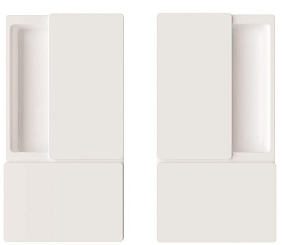 Ручка AGB B30000.01.FM WAVE для раздвижной двери к Touch, белый