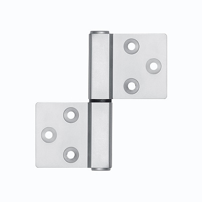 Петля накладная Armadillo FL.IN3800.US 80,5*80*3,5 MWSC итальянский тисненый