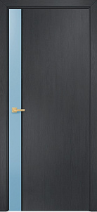 Недавно просмотренные - Дверь Оникс Дуо эмаль голубая/дуб графит, триплекс черный