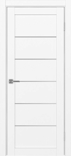 Дверь Эко 501.1 АПП белый снежный молдинг SC, глухая